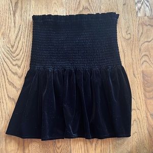 Black Velvet Zara Skirt